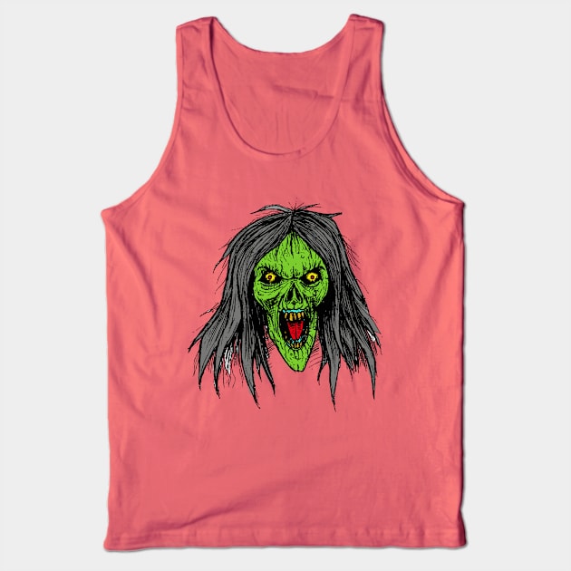 Banshee Scream Green Tank Top by WarrenDMS